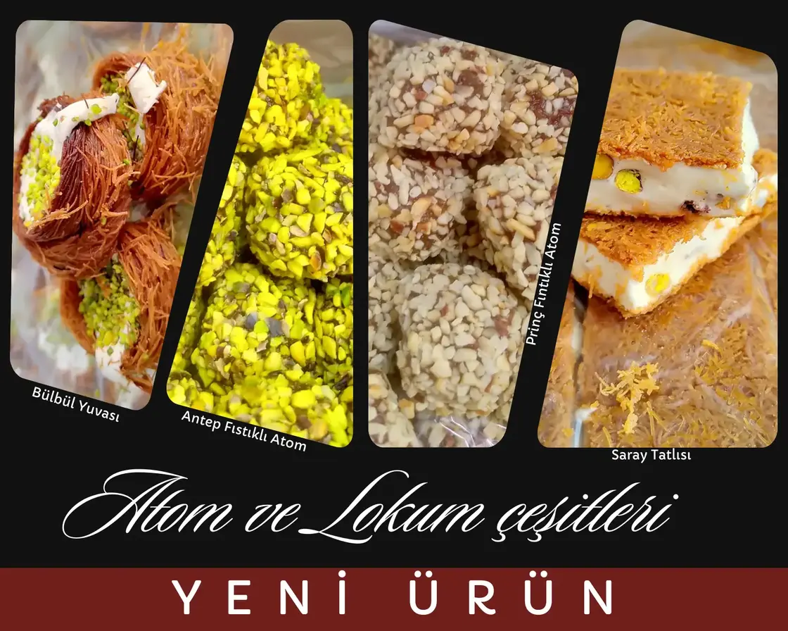 Atom ve Lokum Çeşitleri Sipariş Et, Satın Al