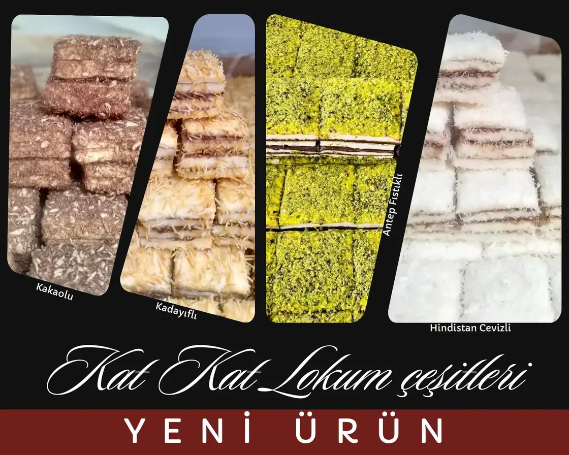 Kat kat Afyon Lokum Sipariş Et, Satın Al